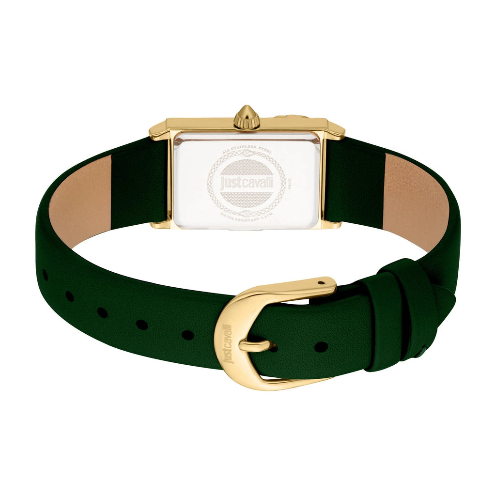 Just Cavalli Dolcezza Snake Leather Green YG -korean beauty