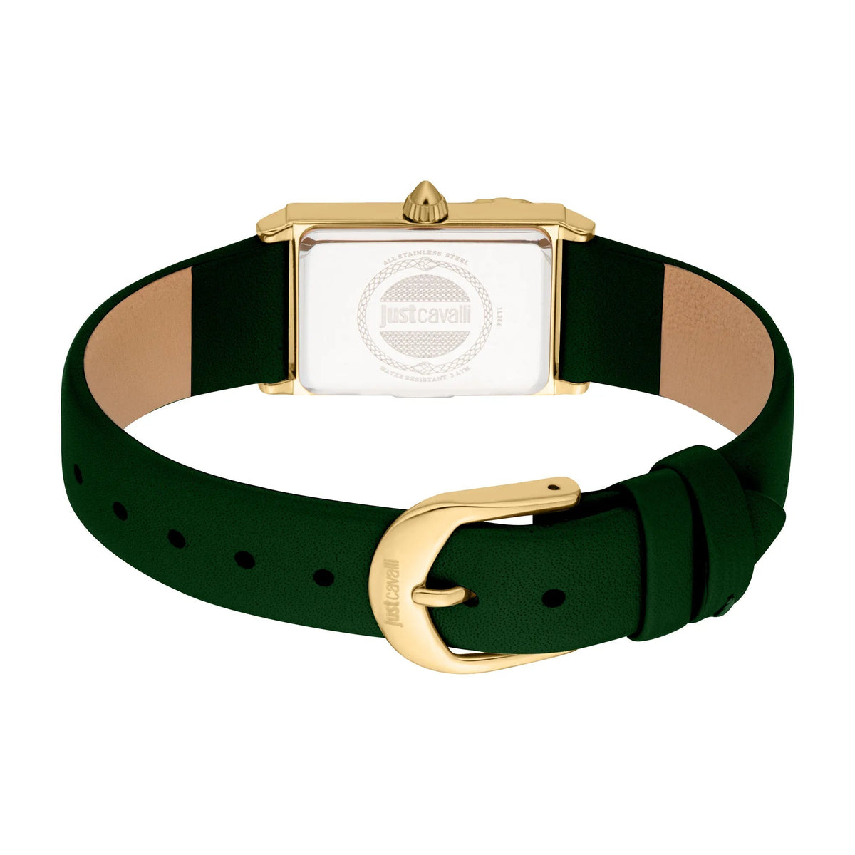 Just Cavalli Dolcezza Snake Leather Green YG -korean beauty