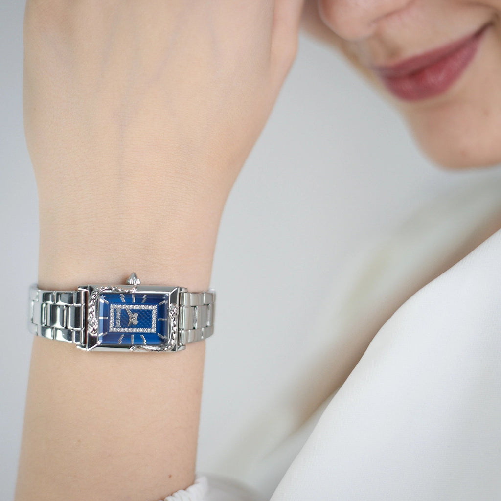 Just Cavalli Dolcezza Snake Silver Blue -korean beauty