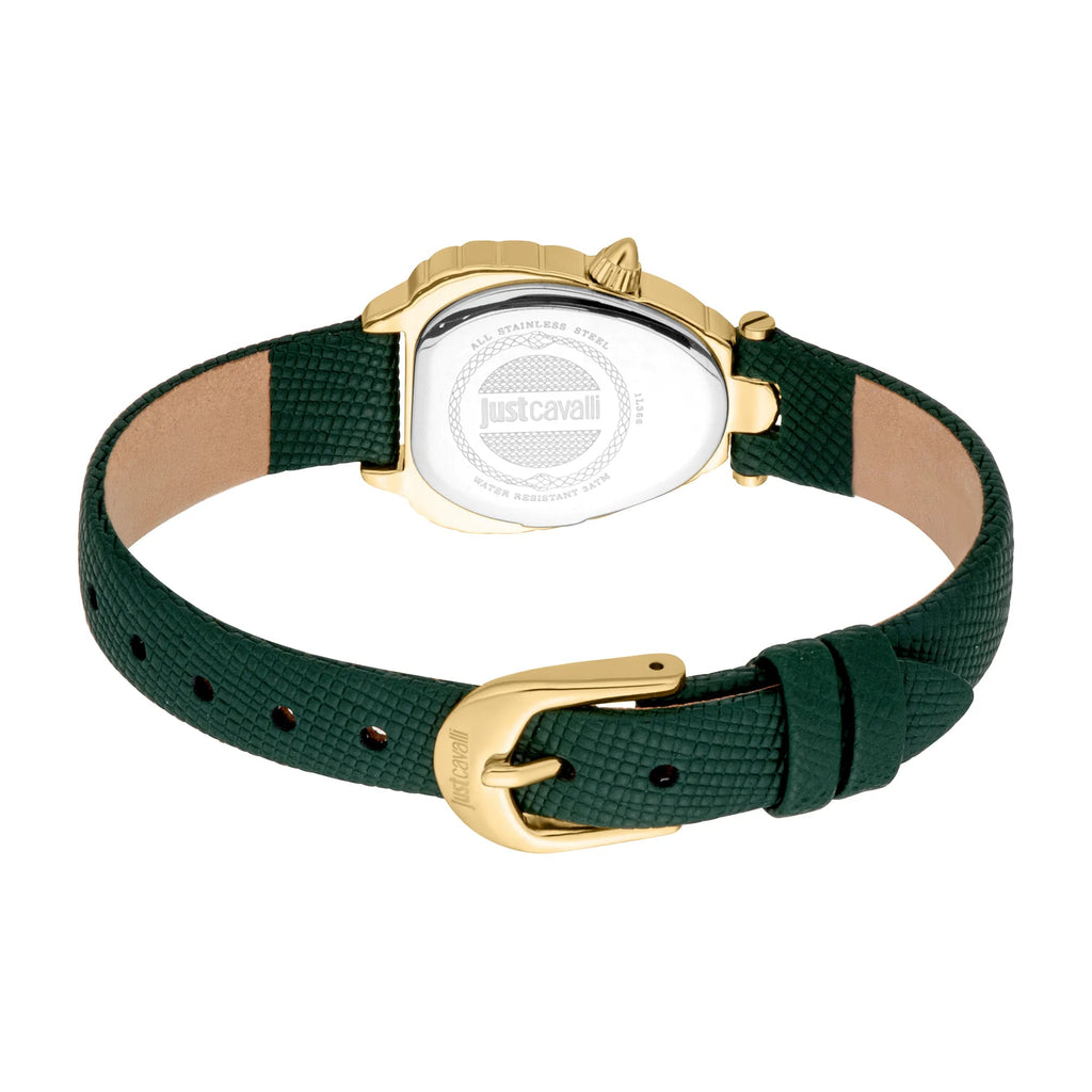 Just Cavalli Perla Leather Green YG -korean beauty