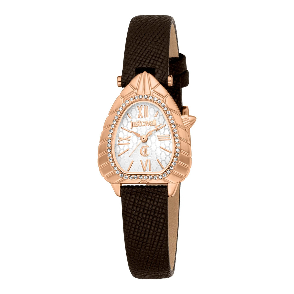 Just Cavalli Perla Leather Brown RG -korean beauty