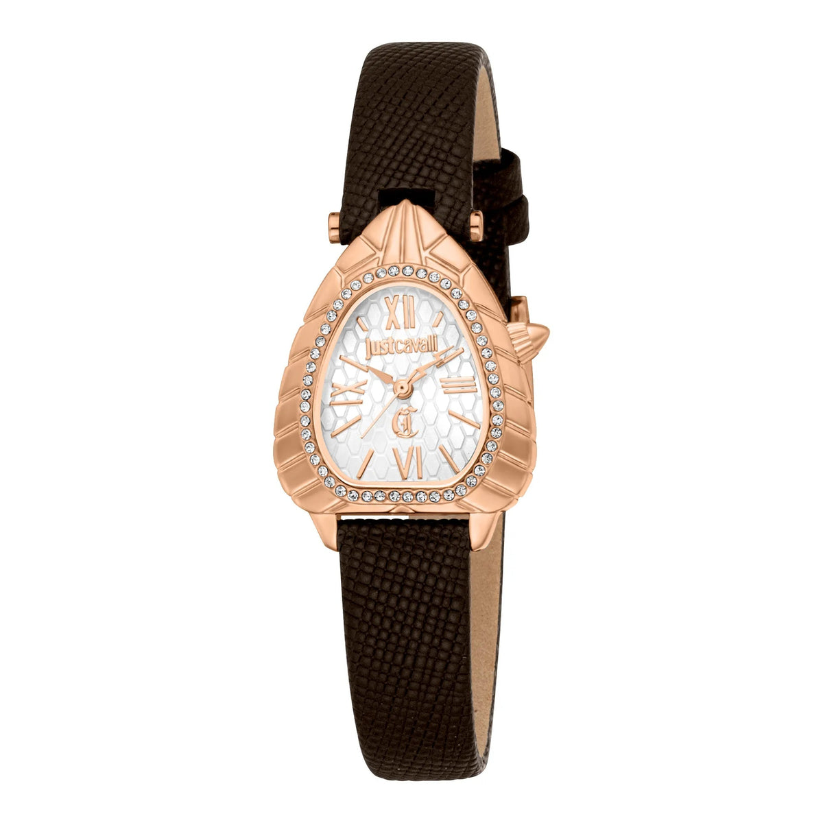 Just Cavalli Perla Leather Brown RG -korean beauty