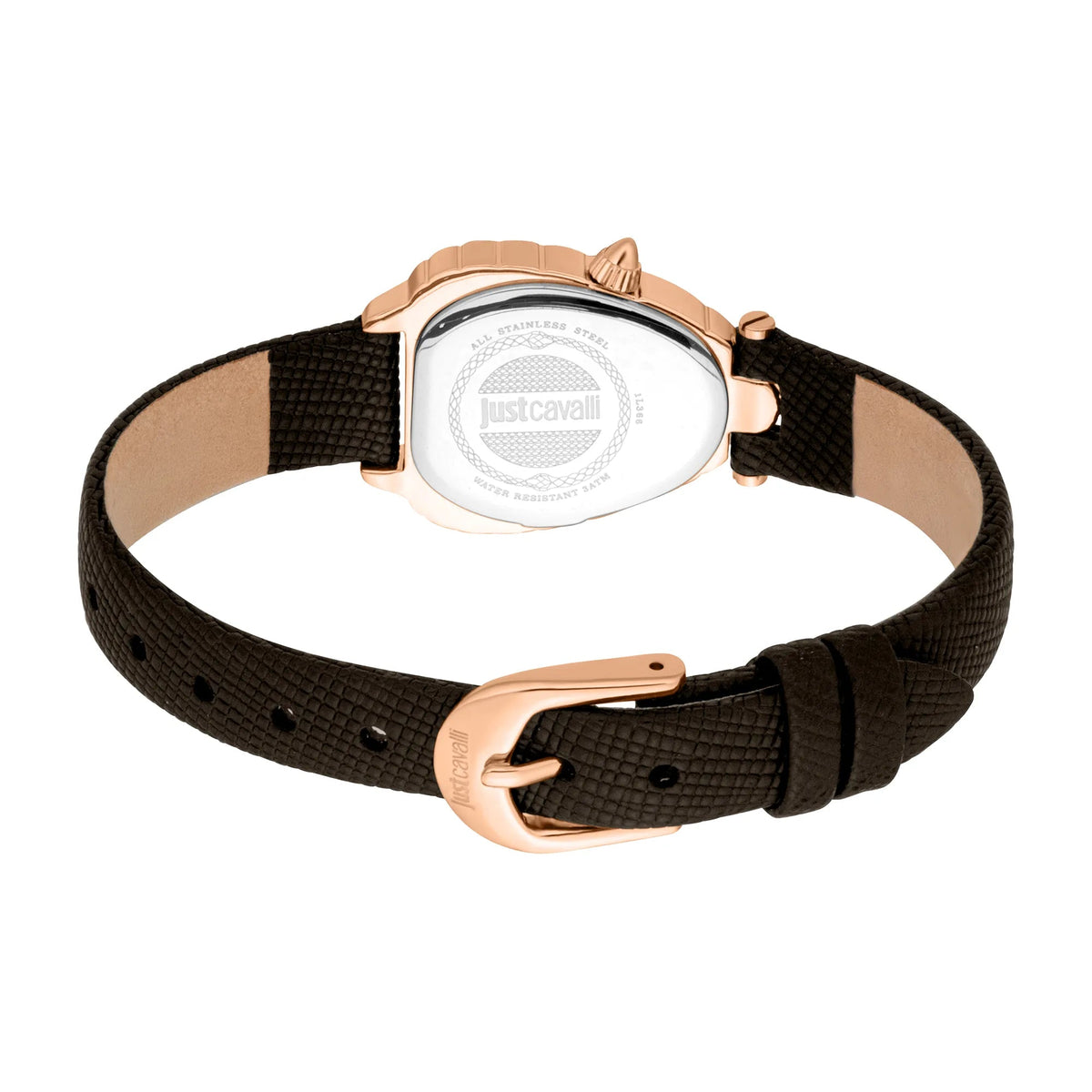 Just Cavalli Perla Leather Brown RG -korean beauty