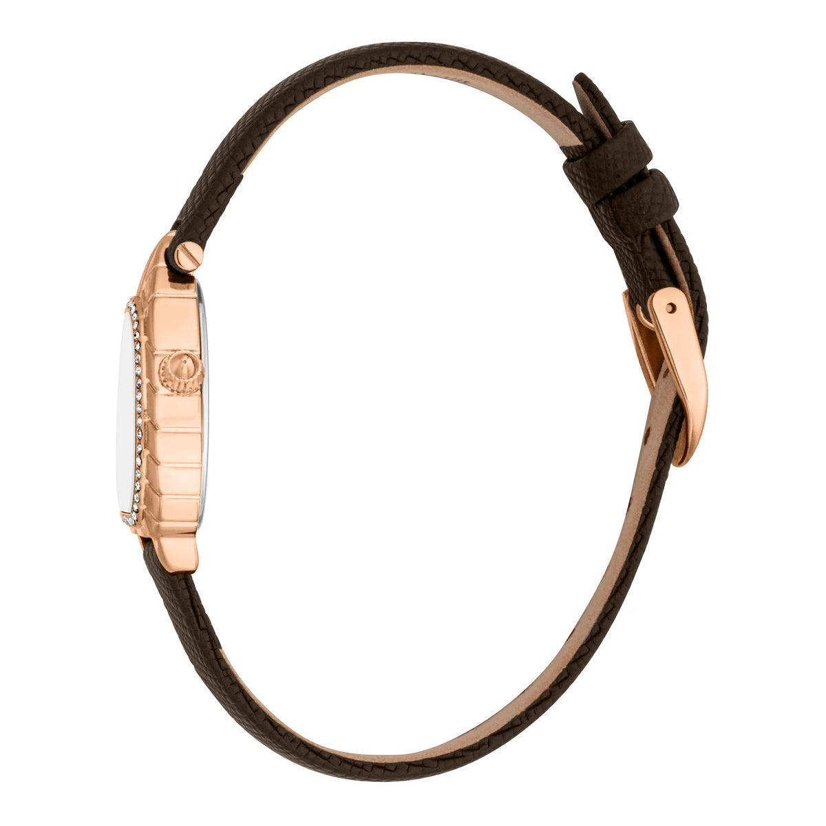 Just Cavalli Perla Leather Brown RG -korean beauty