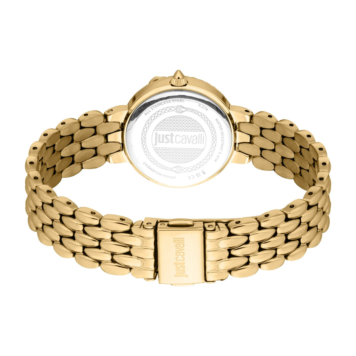 Just Cavalli Rosa Snake Yellow Gold Green -korean beauty