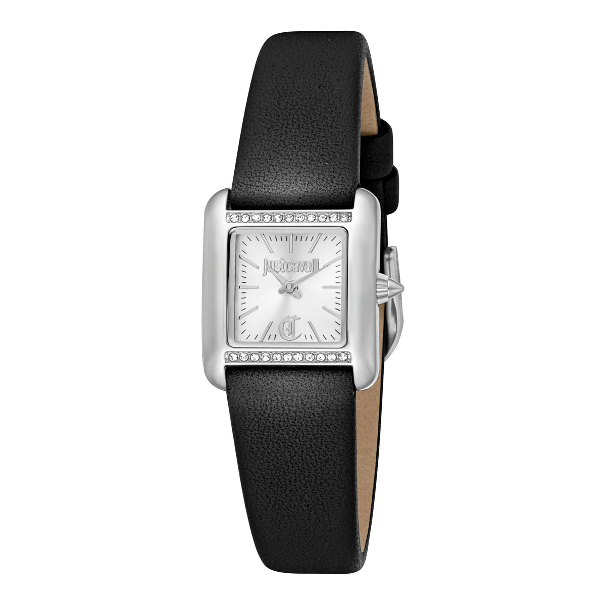 Just Cavalli Sera Leather Black Silver -korean beauty