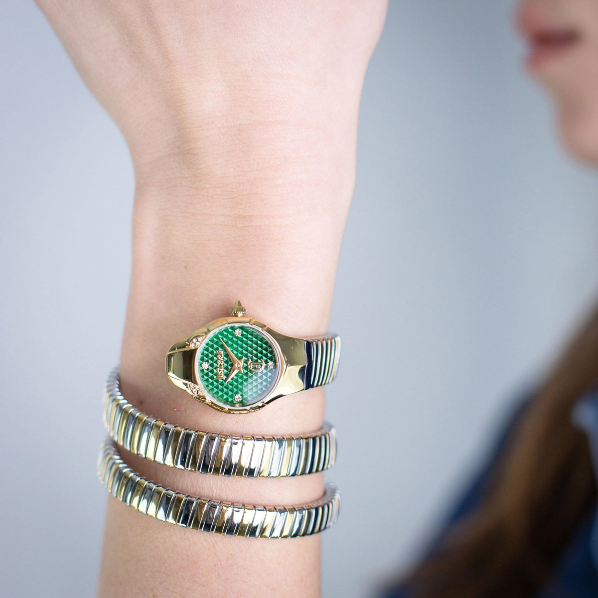 Just Cavalli Amanta Yellow Gold Silver Green -korean beauty