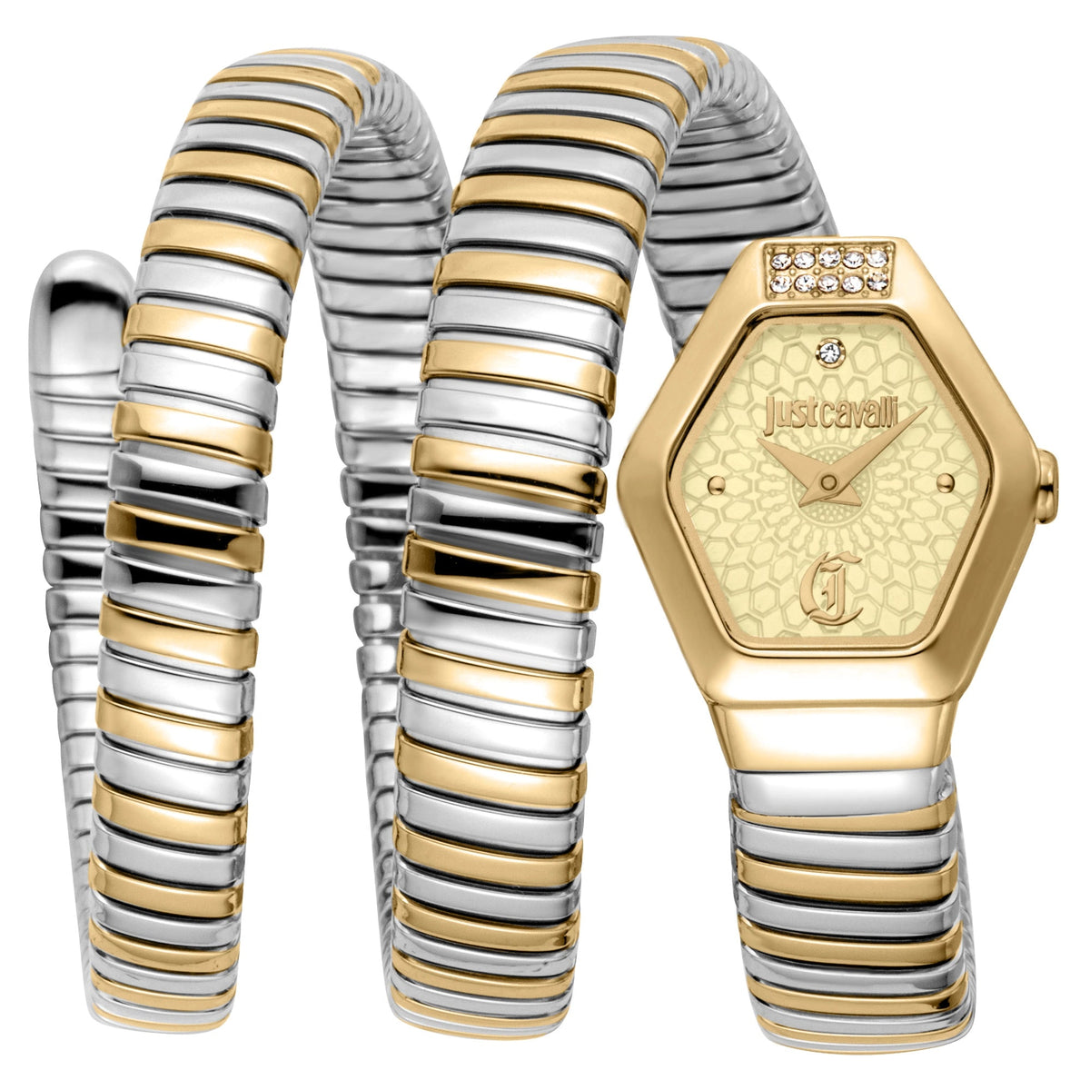 Just Cavalli Romina Silver Yellow Gold Champagne -korean beauty