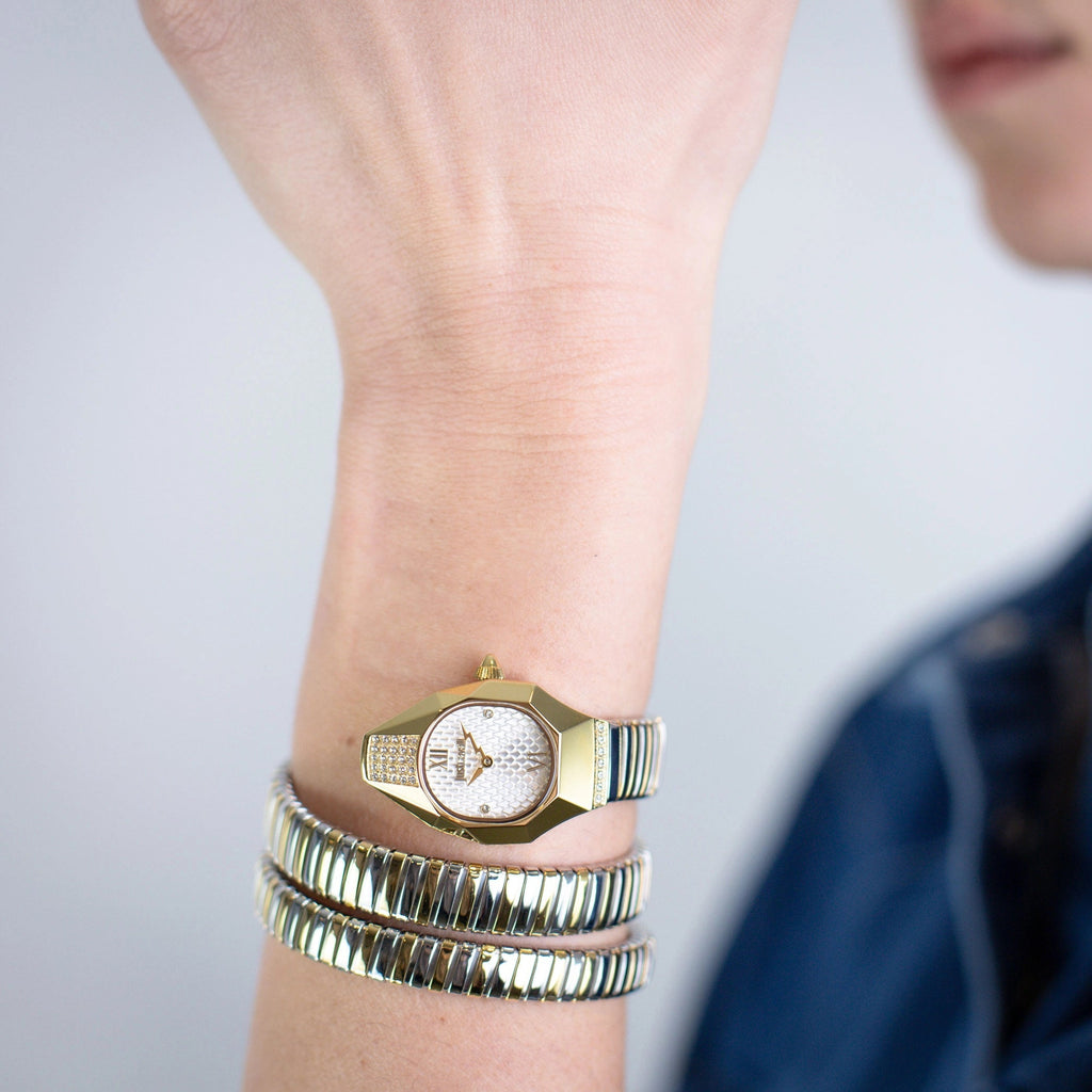 Just Cavalli Lunara Silver Yellow Gold Silver -korean beauty