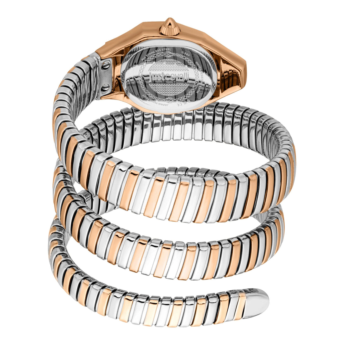 Just Cavalli Lunara Silver Rose Gold Blue -korean beauty