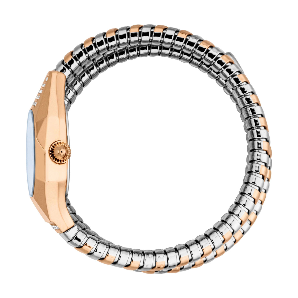 Just Cavalli Lunara Silver Rose Gold Blue -korean beauty
