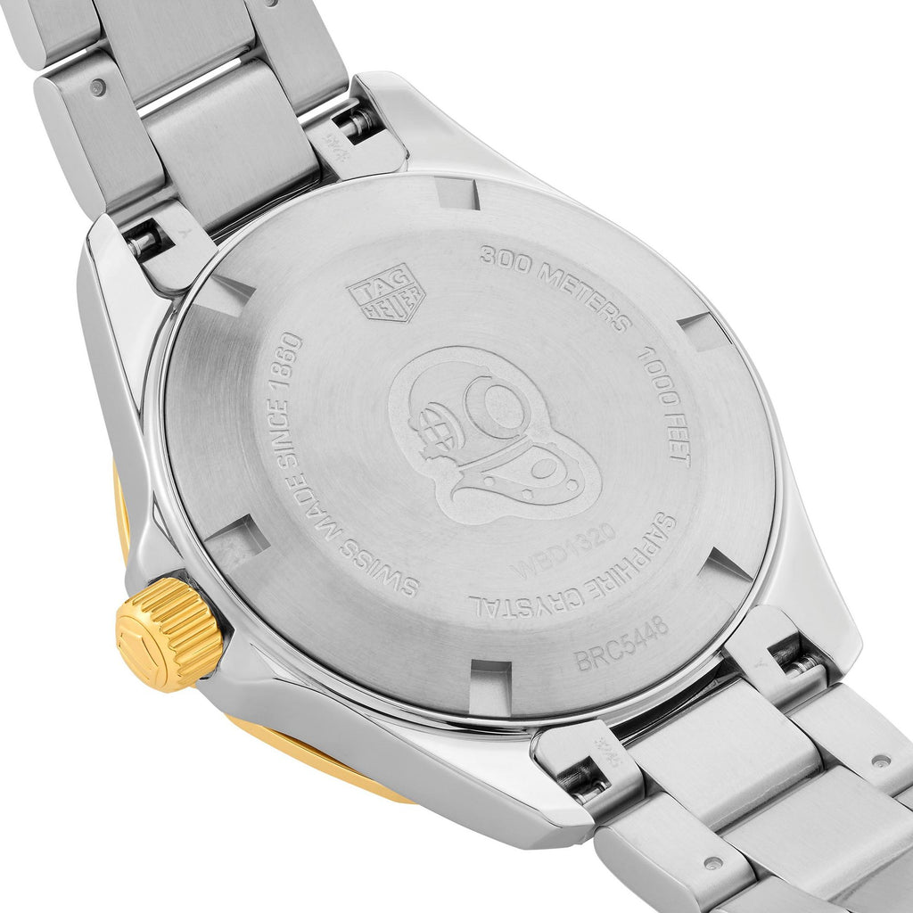 Tag Heuer Aquaracer Gold Plated And Stainless Steel Ladies Watch -korean beauty