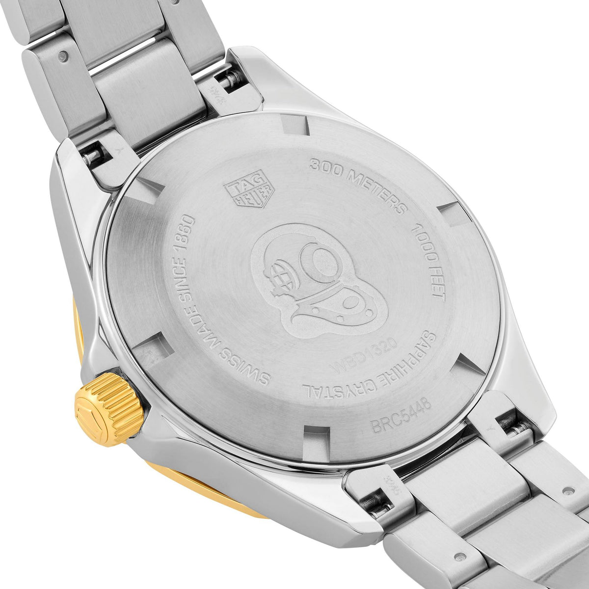 Tag Heuer Aquaracer Gold Plated And Stainless Steel Ladies Watch -korean beauty