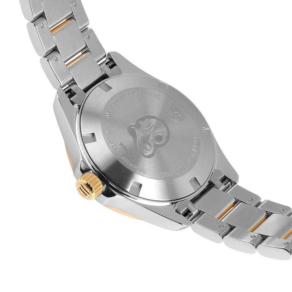 Tag Heuer Aquaracer Diamonds Mother Of Pearl Dial Two Tone Steel Strap Watch For Women Wbd1321 Bb0320 -korean beauty