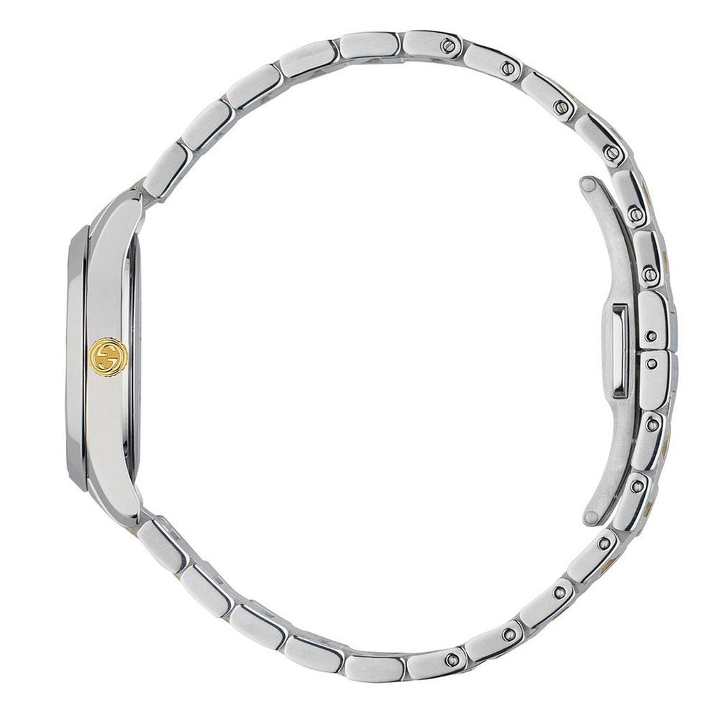 Gucci G Timeless Mystic Cat Steel And Gold Pvd Ladies Watch Ya126596 -korean beauty