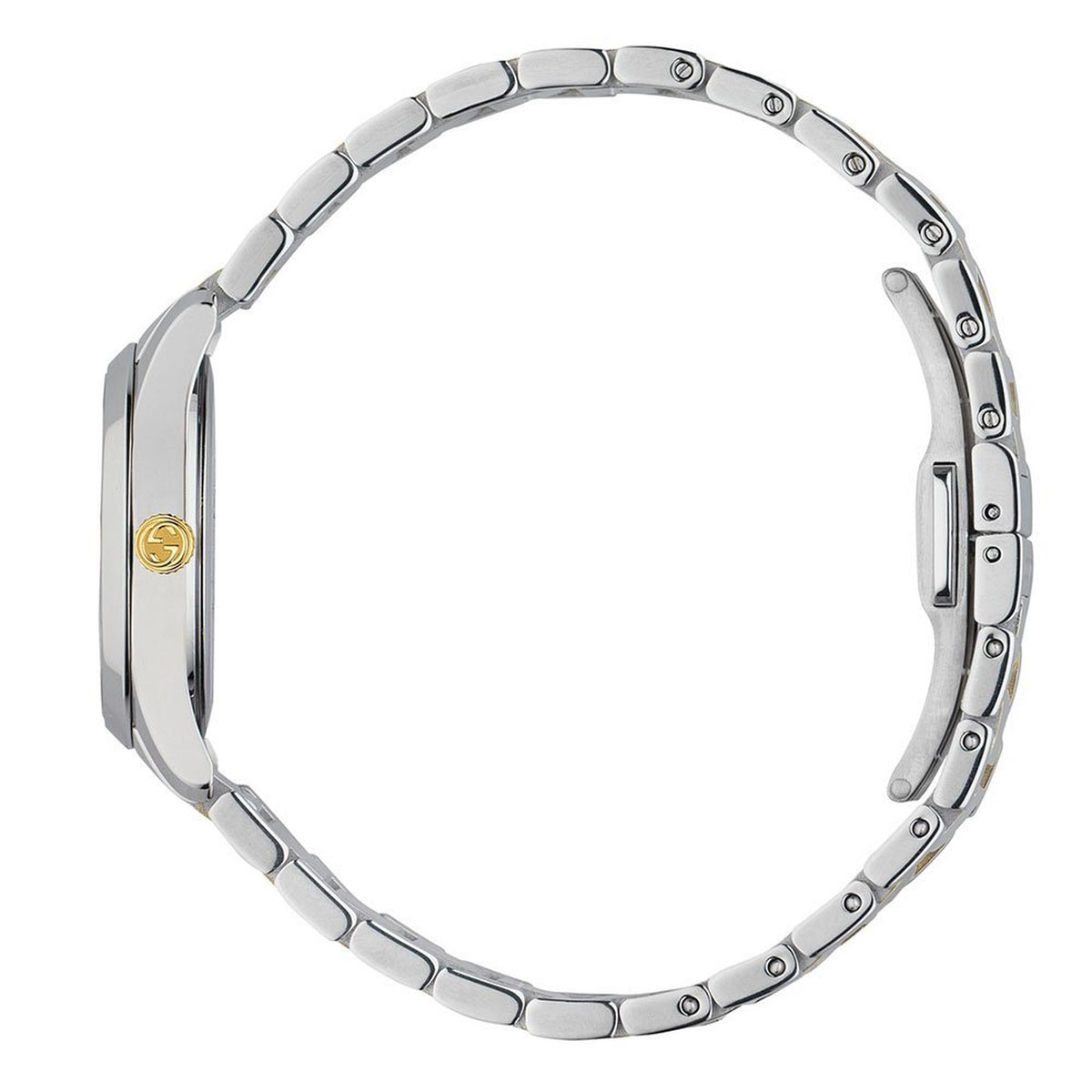 Gucci G Timeless Mystic Cat Steel And Gold Pvd Ladies Watch Ya126596 -korean beauty