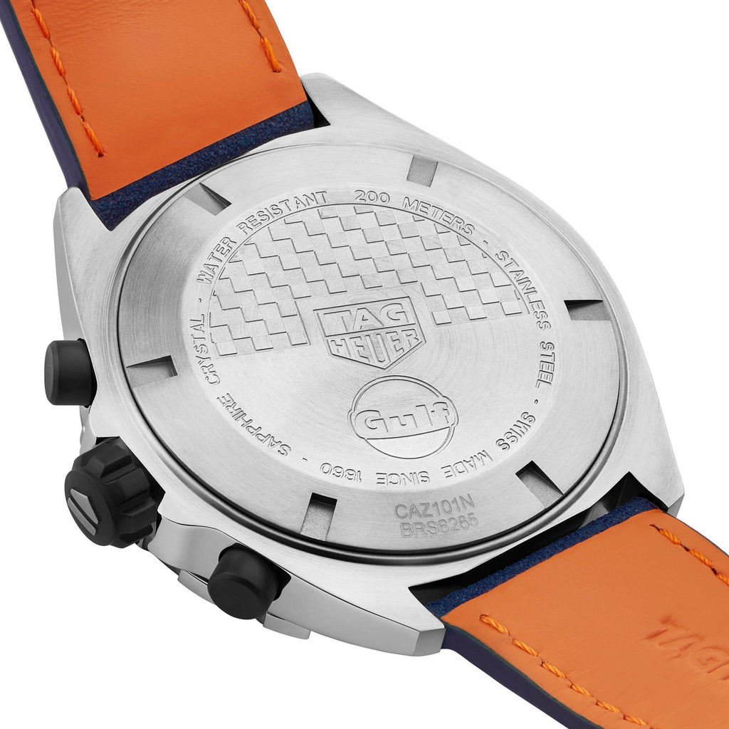 Tag Heuer Formula 1 Gulf Chronograph Special Edition Mens Watch -korean beauty
