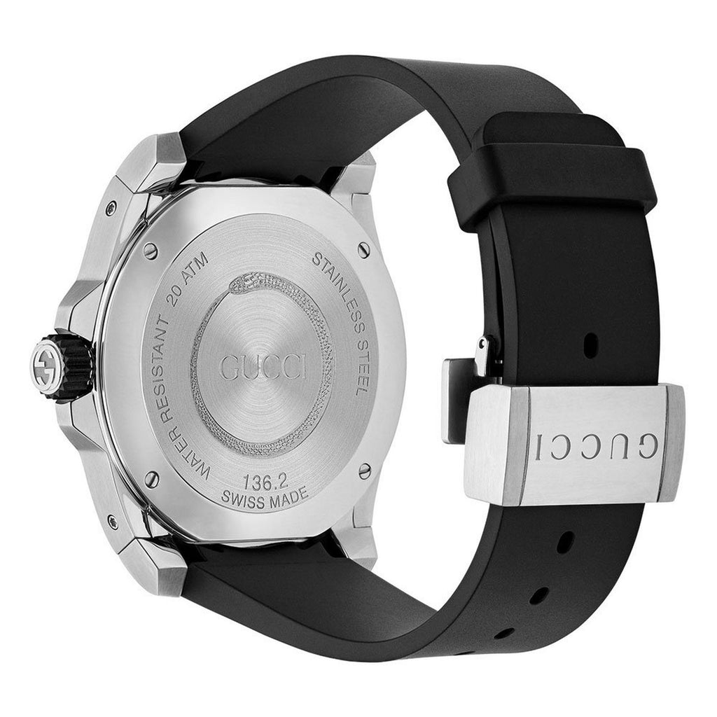 Gucci Dive Ya136217 Mens Stainless Steel Kingsnake Dial Watch -korean beauty