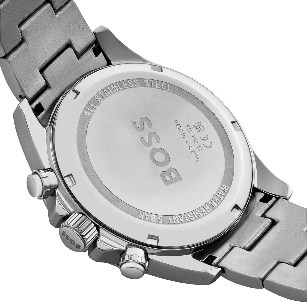 Hugo Boss Mens 1513755 Hero Chronograph Blue Stainless Steel Watch -korean beauty