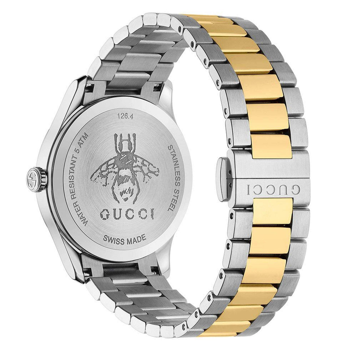 Gucci G Timeless Iconic Steel And Gold Pvd Watch Ya1264131 -korean beauty