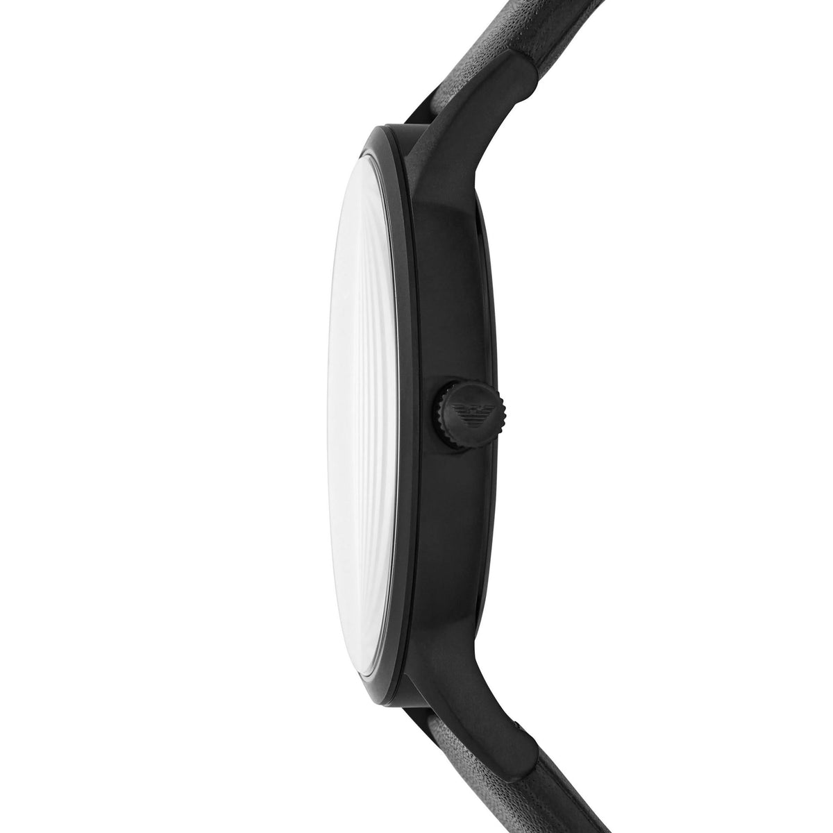 Emporio Armani Mens Ar11276 Black Stainless Steel And Leather Watch -korean beauty