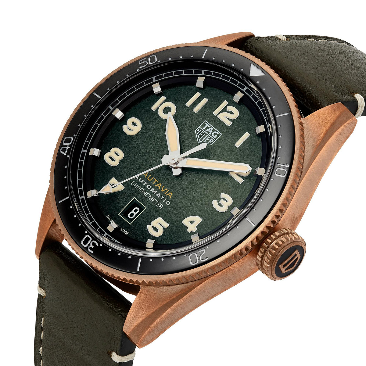 Tag Heuer Autavia Bronze Automatic Chronometer Mens Watch -korean beauty