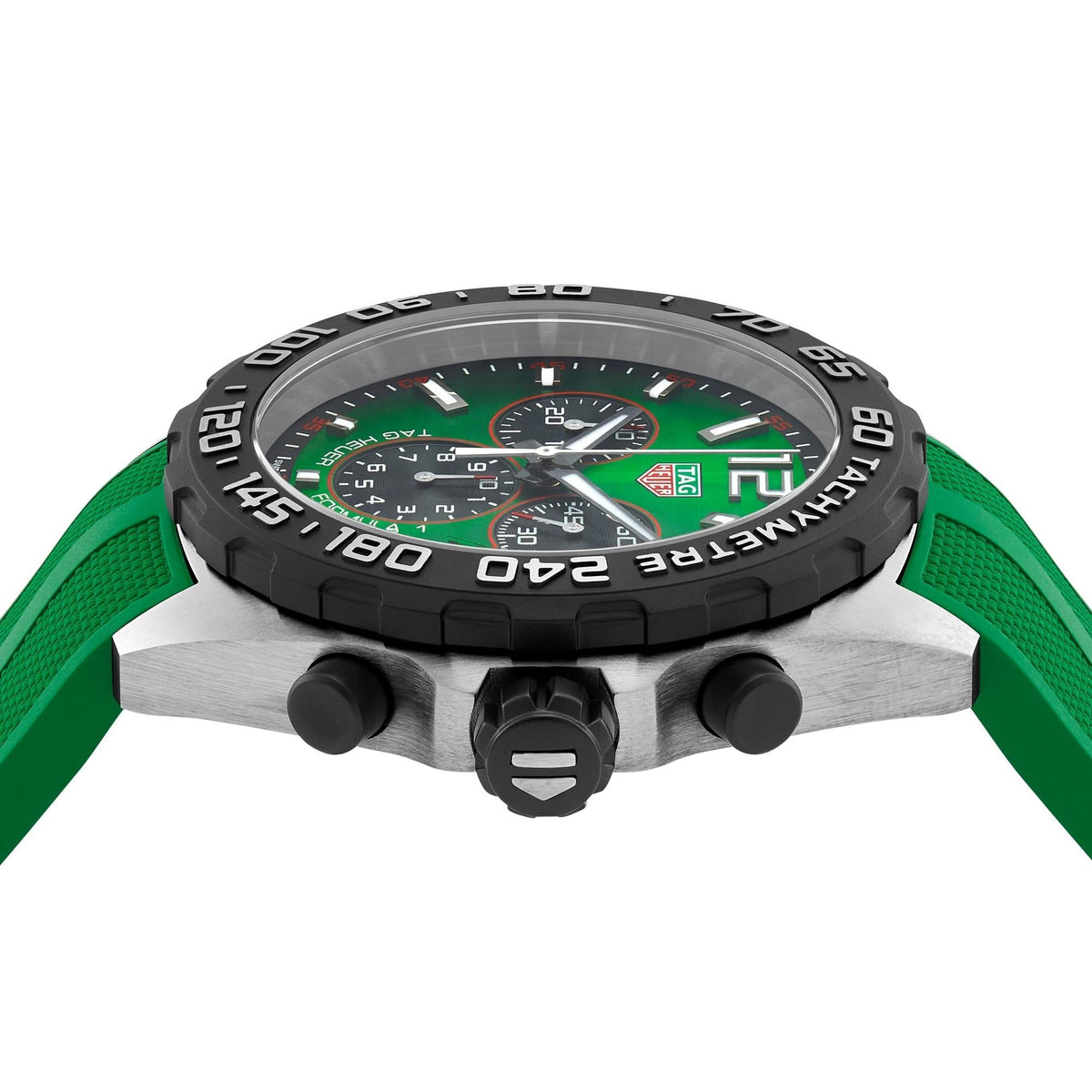 Tag Heuer Formula 1 Green Chronograph Quartz Men S Watch -korean beauty