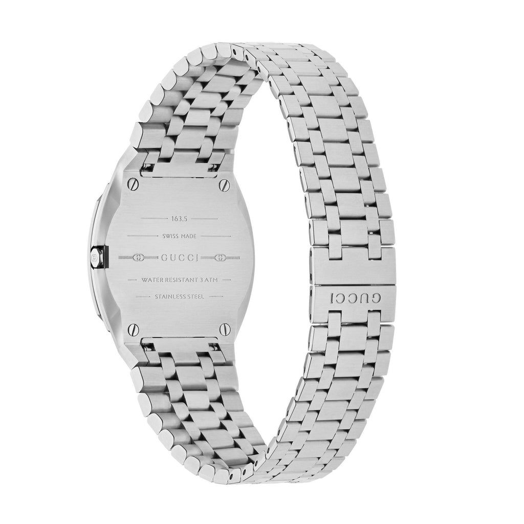 Gucci 25h Silver Ladies Watch Ya163501 -korean beauty