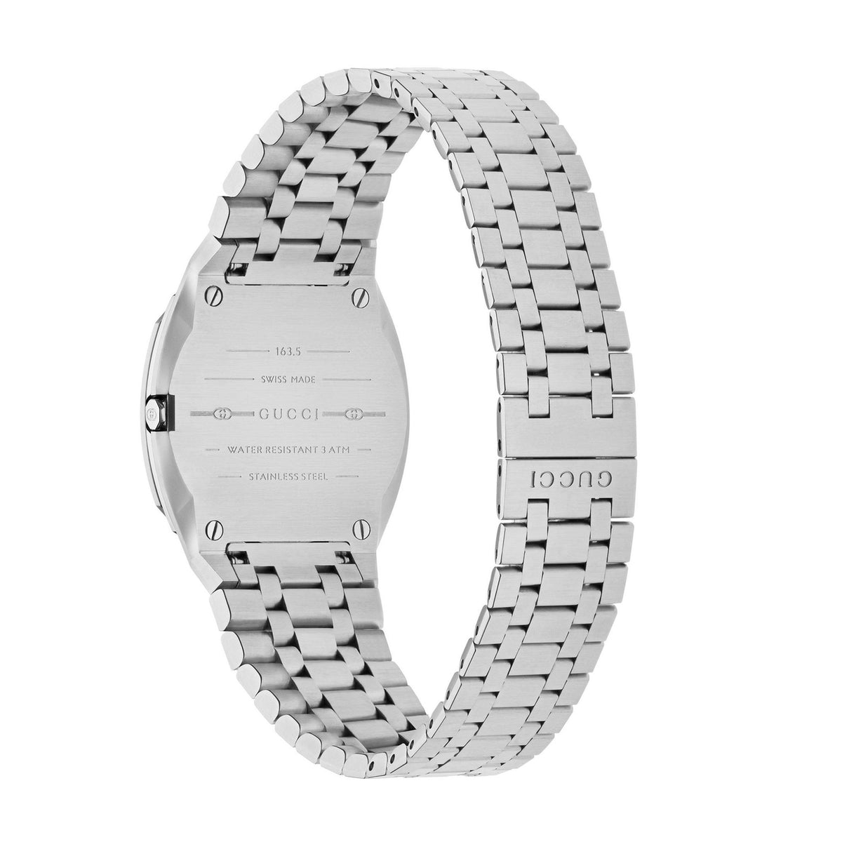 Gucci 25h Silver Ladies Watch Ya163501 -korean beauty