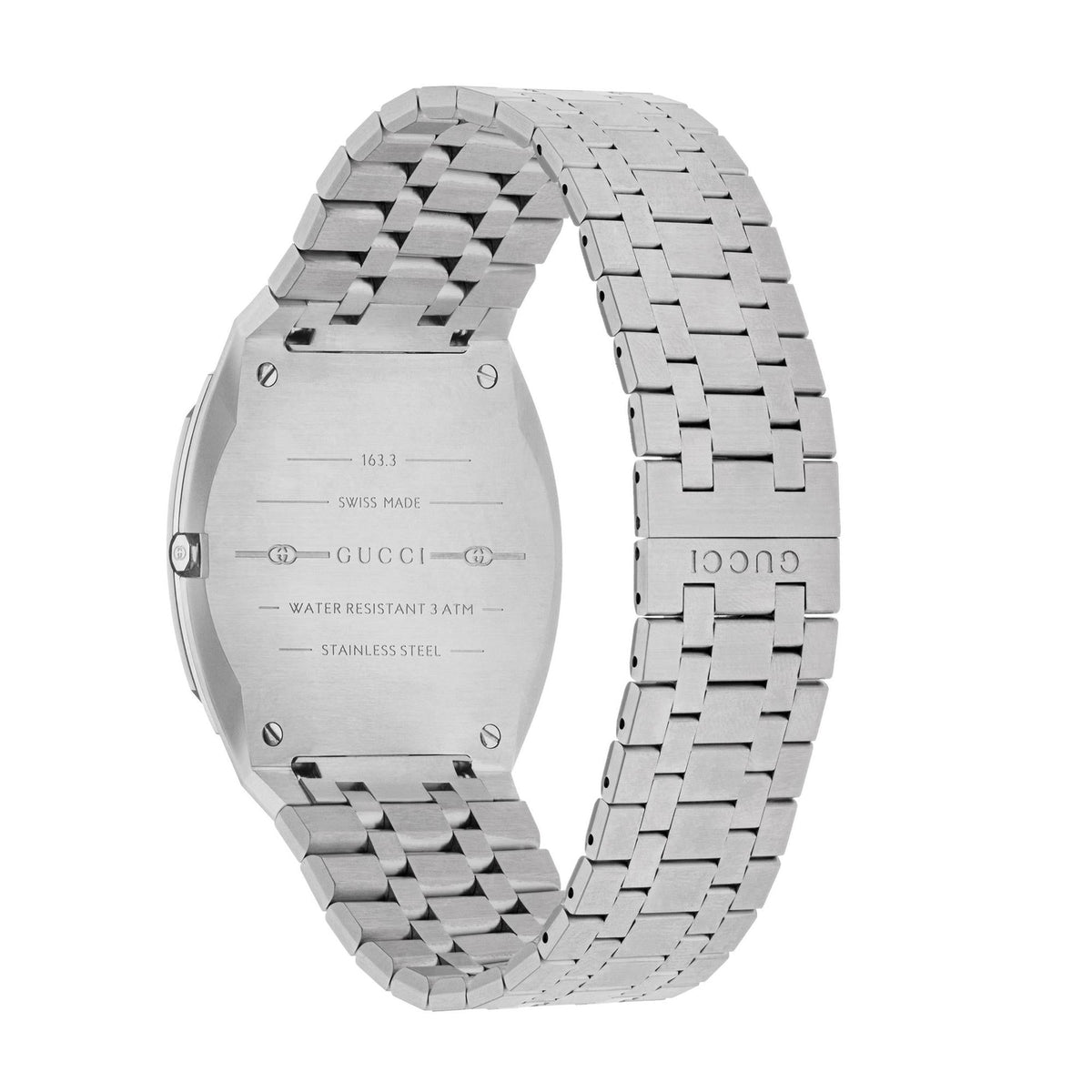 Gucci 25h Watch 38mm In Steel Ya163410 -korean beauty