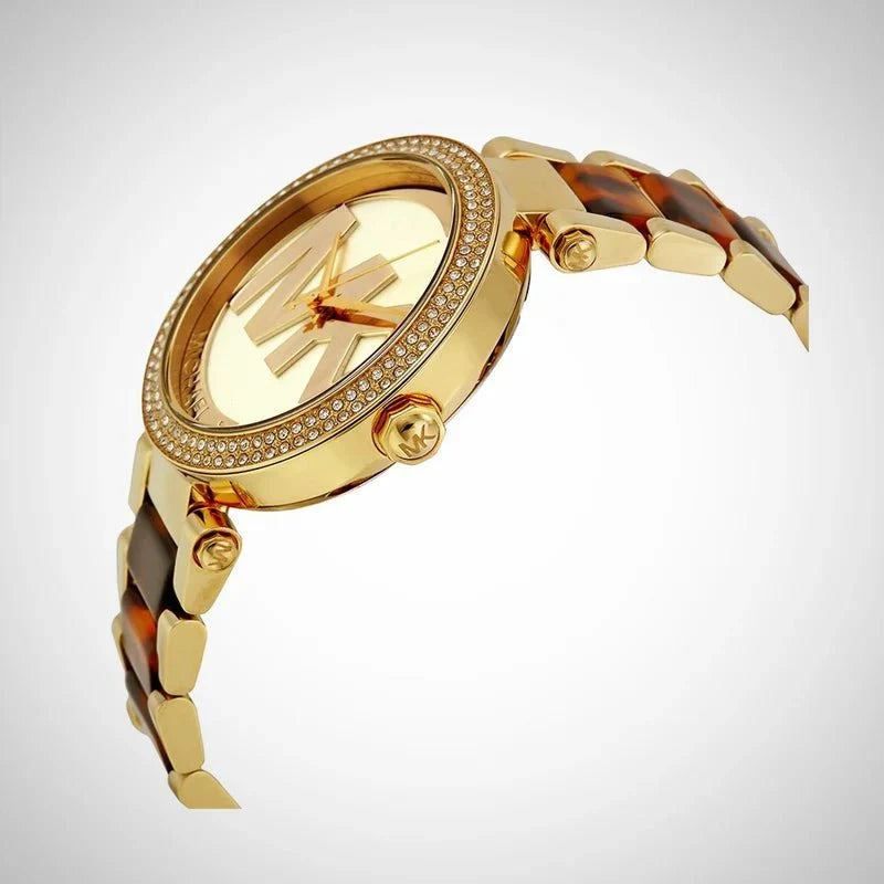 Michael Kors Mk6109 Womens Lexington Chronograph Watch -korean beauty