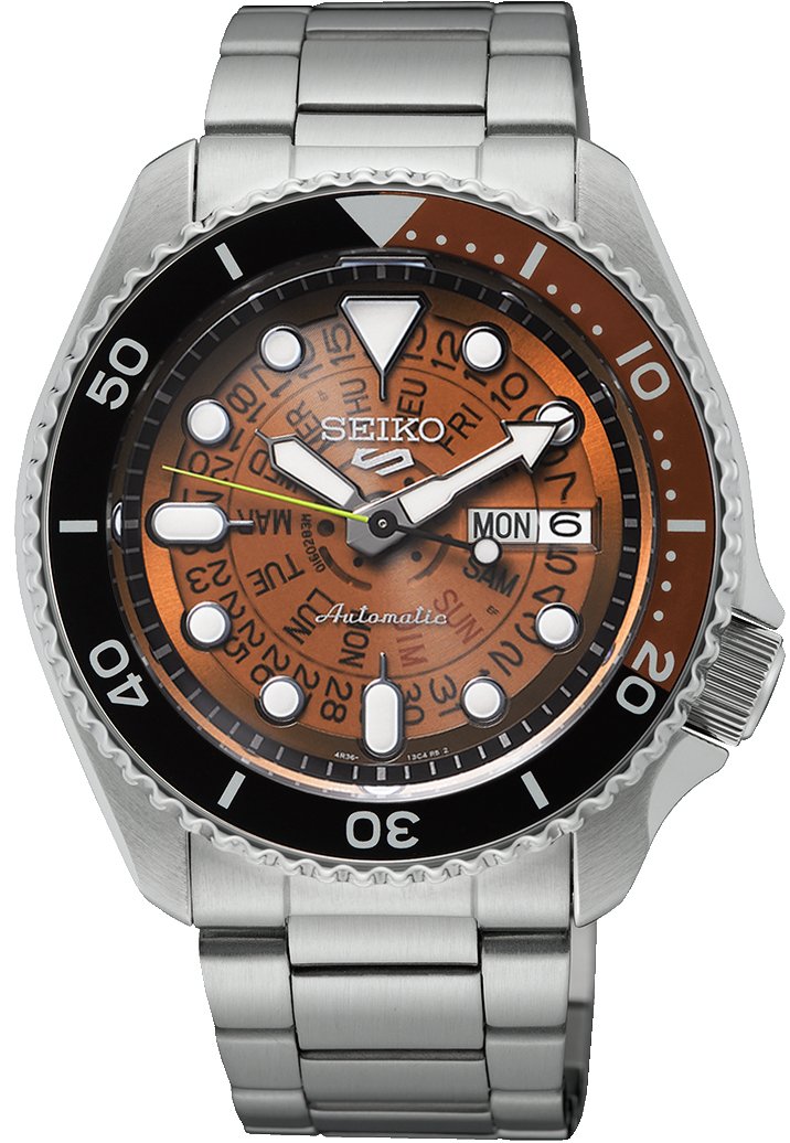 Seiko Watch 5 Sports Skeleton Dial Srpj47k1 -korean beauty