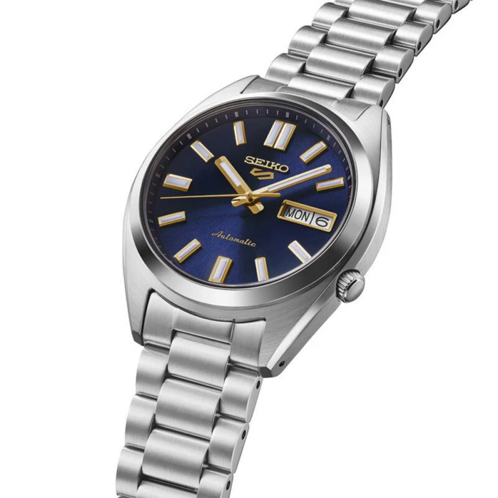 Seiko 5 Sports Stainless Steel Strap Men Watch Srpl55K1 -korean beauty