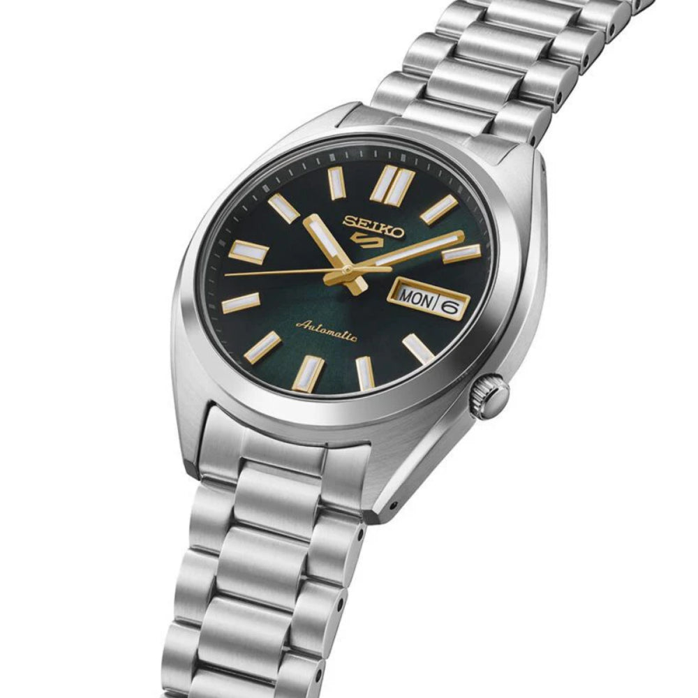 Seiko 5 Sports Stainless Steel Strap Men Watch Srpl57K1 -korean beauty