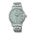 Seiko Presage Silver Stainless Steel Strap Women Watch Srpl63J1 -korean beauty