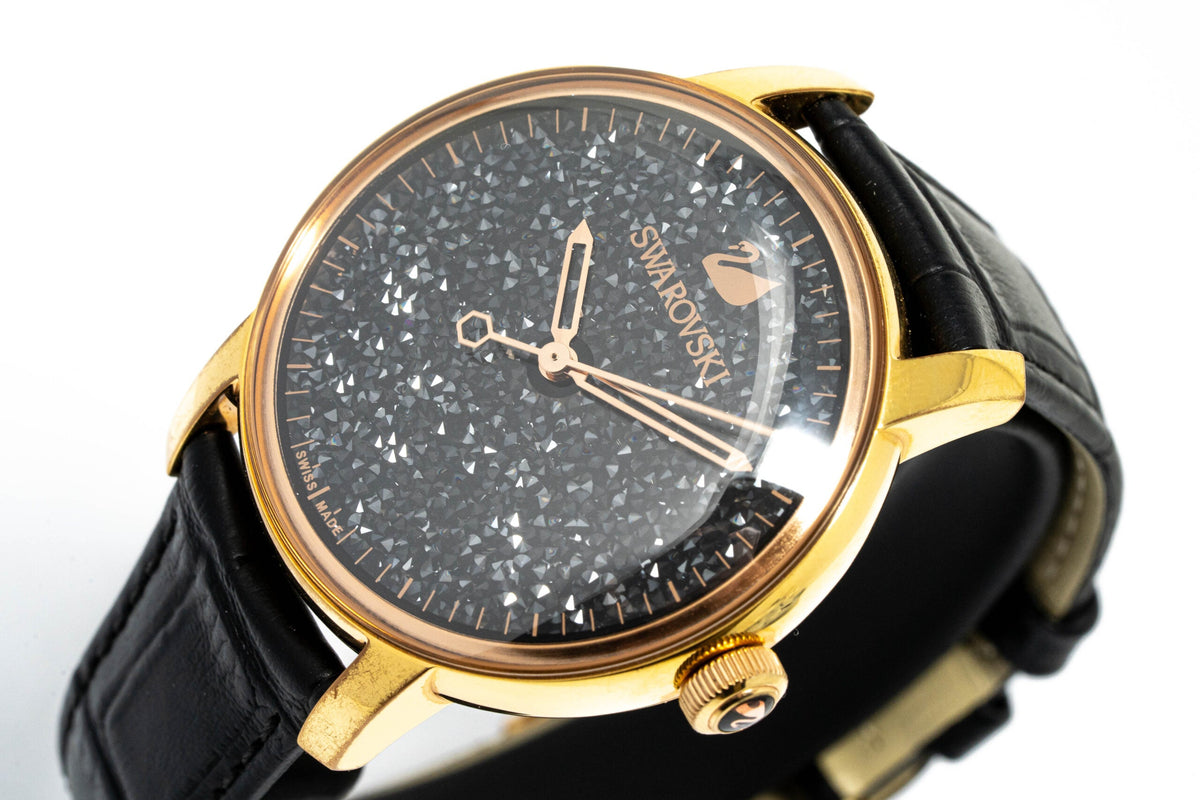 Swarovski Watch Crystalline Hours Black 5295377 -korean beauty