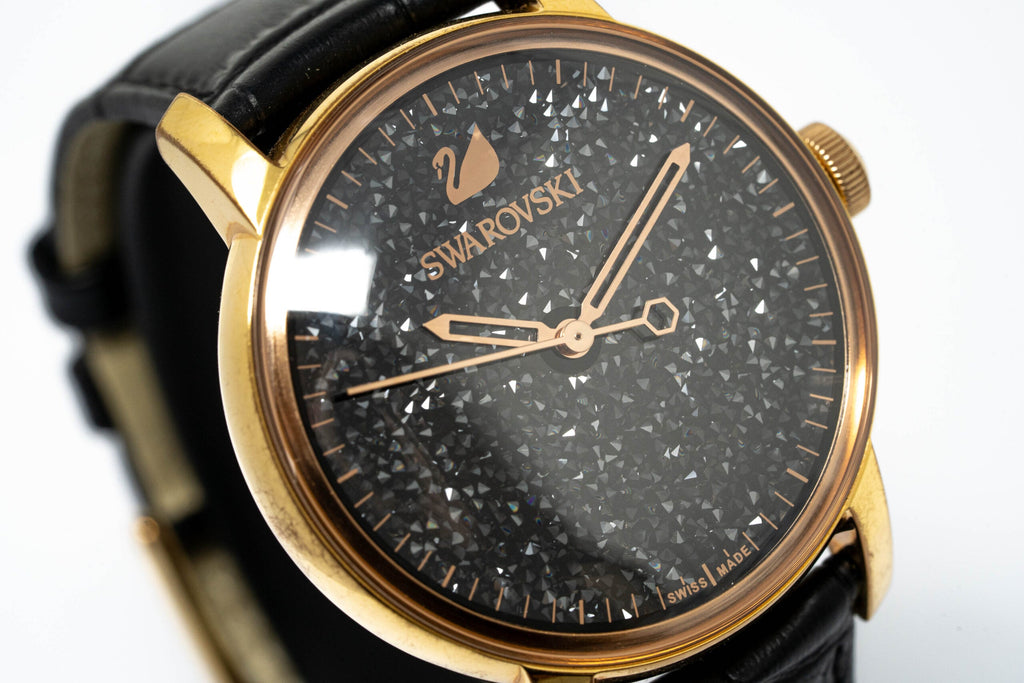Swarovski Watch Crystalline Hours Black 5218902 -korean beauty