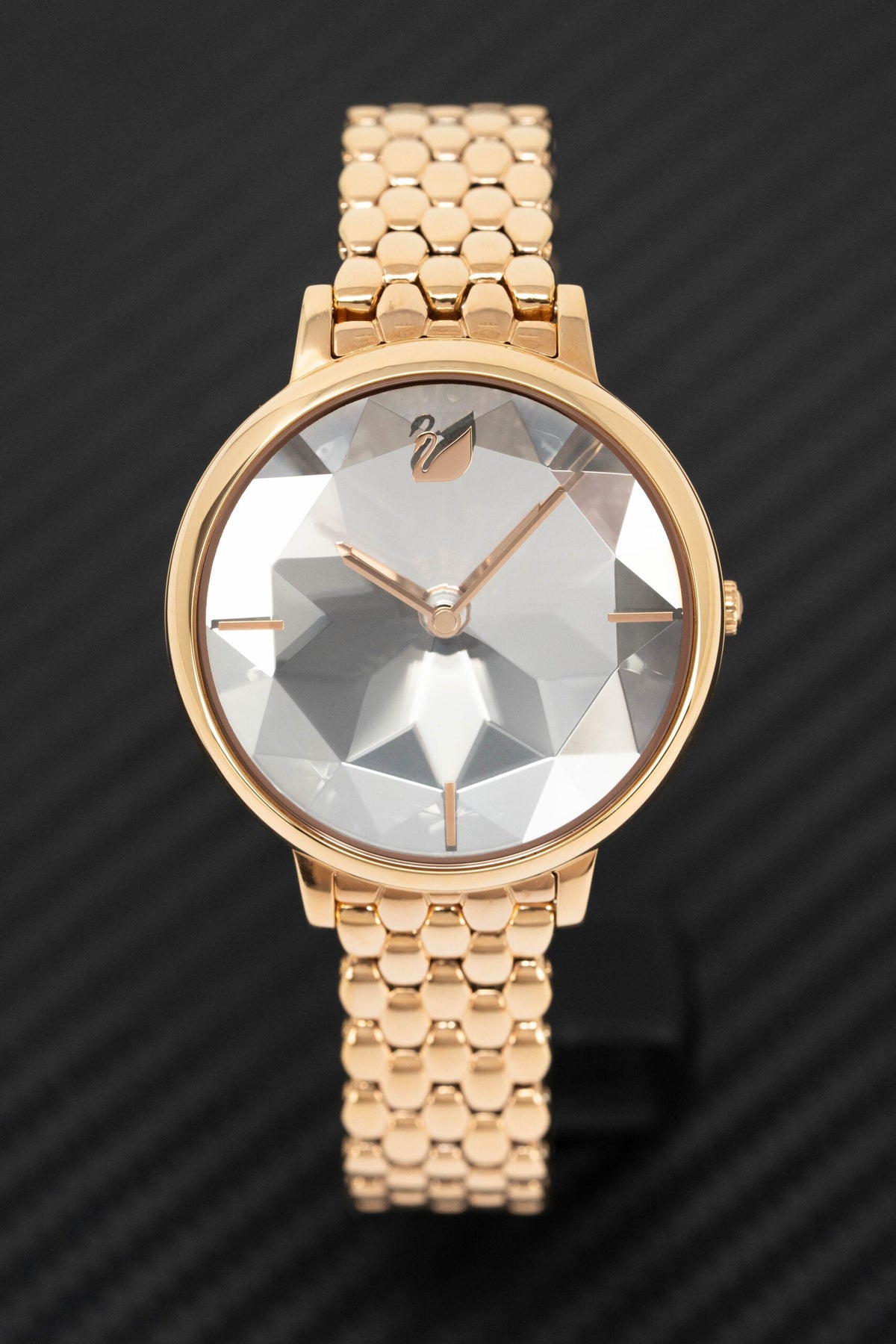 Swarovski Watch Crystal Lake Rose Gold Grey 5416023 -korean beauty