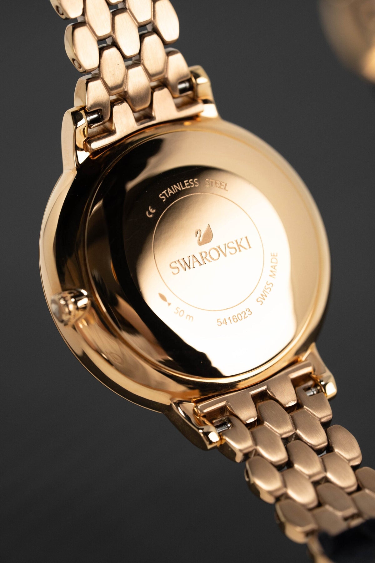 Swarovski Watch Crystal Lake Rose Gold Grey 5416023 -korean beauty