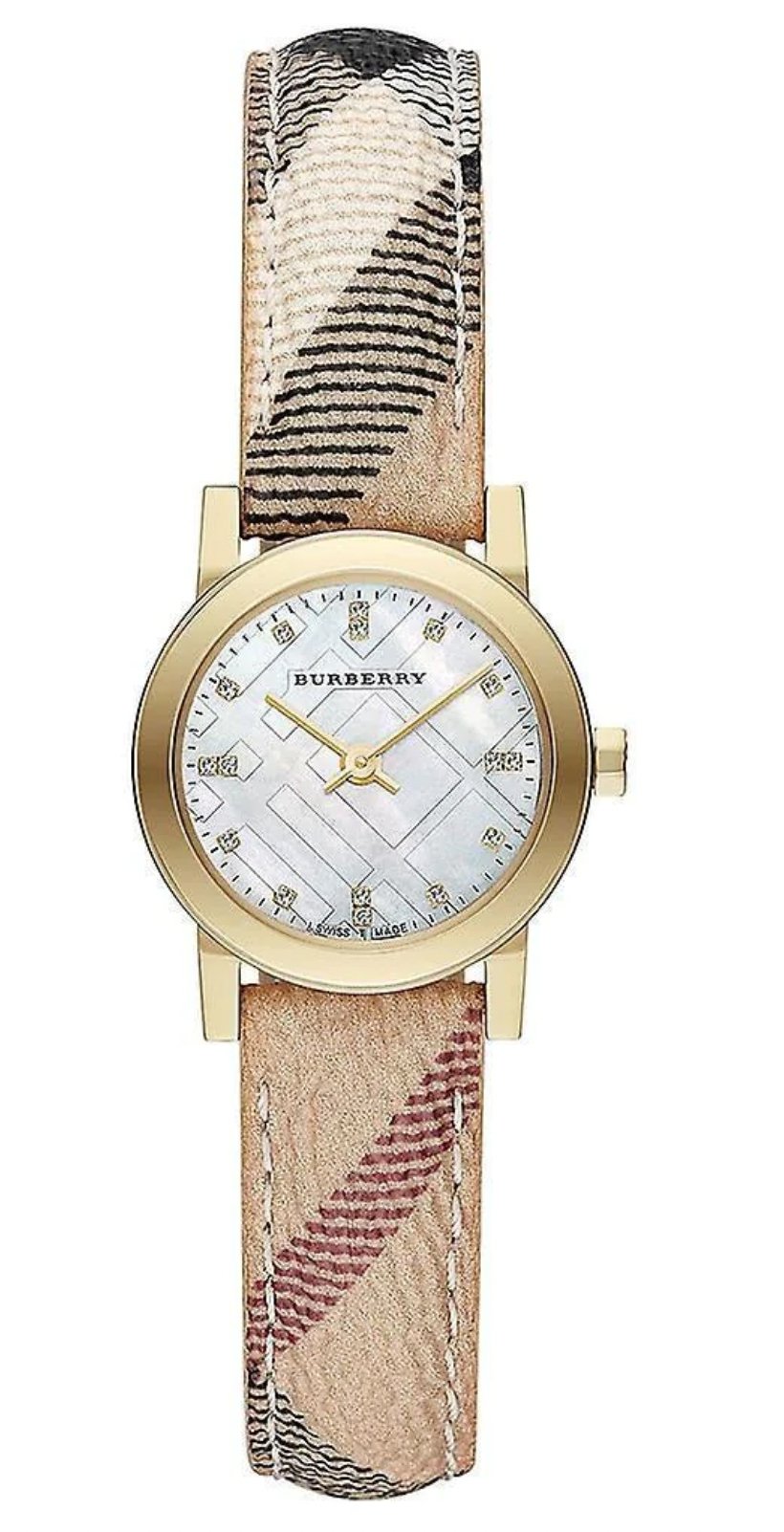 Burberry Ladies Watch The Classic City Diamond Rose Gold Watch -korean beauty
