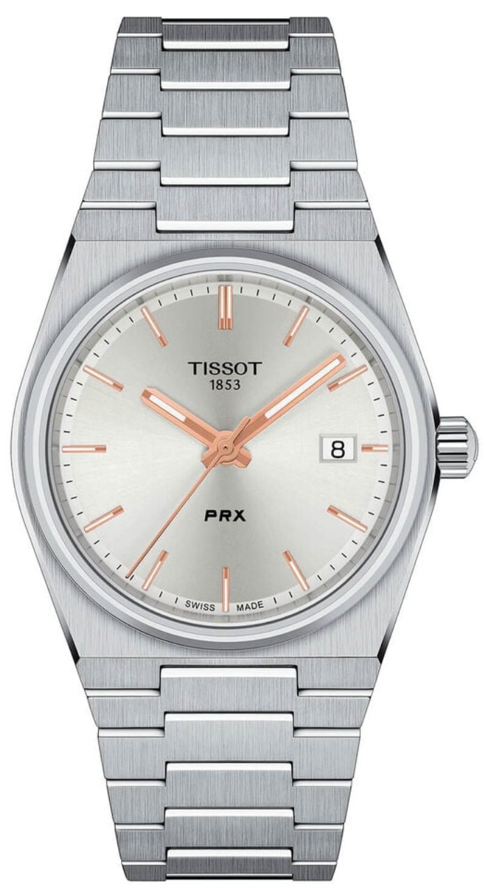 Tissot Mens Watch Prx White Rose Quartz T137 210 11 031 00 -korean beauty
