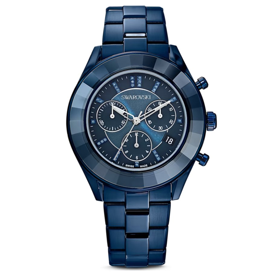 Swarovski Watch Octea Lux Sport Blue Pvd 5610475 -korean beauty