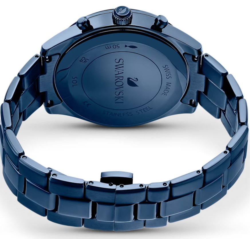 Swarovski Watch Octea Lux Sport Blue Pvd 5610475 -korean beauty