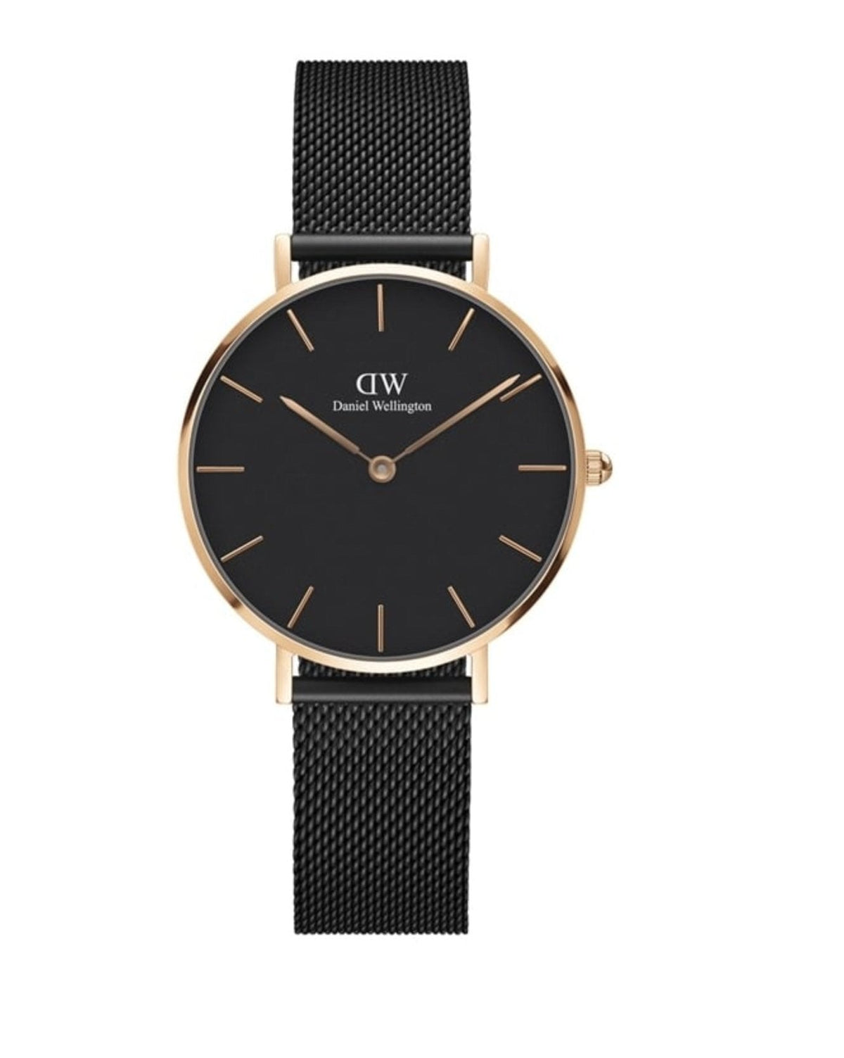 Daniel Wellington Ladies Black Petite Ashfield Watch Dw00100245 -korean beauty