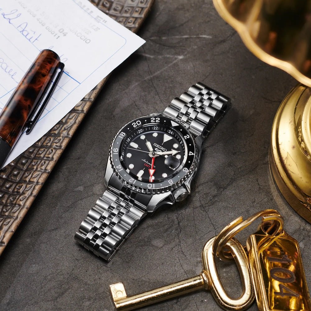 Seiko Watch 5 Sports Gmt Skx Re Interpretation Ssk001k1 -korean beauty