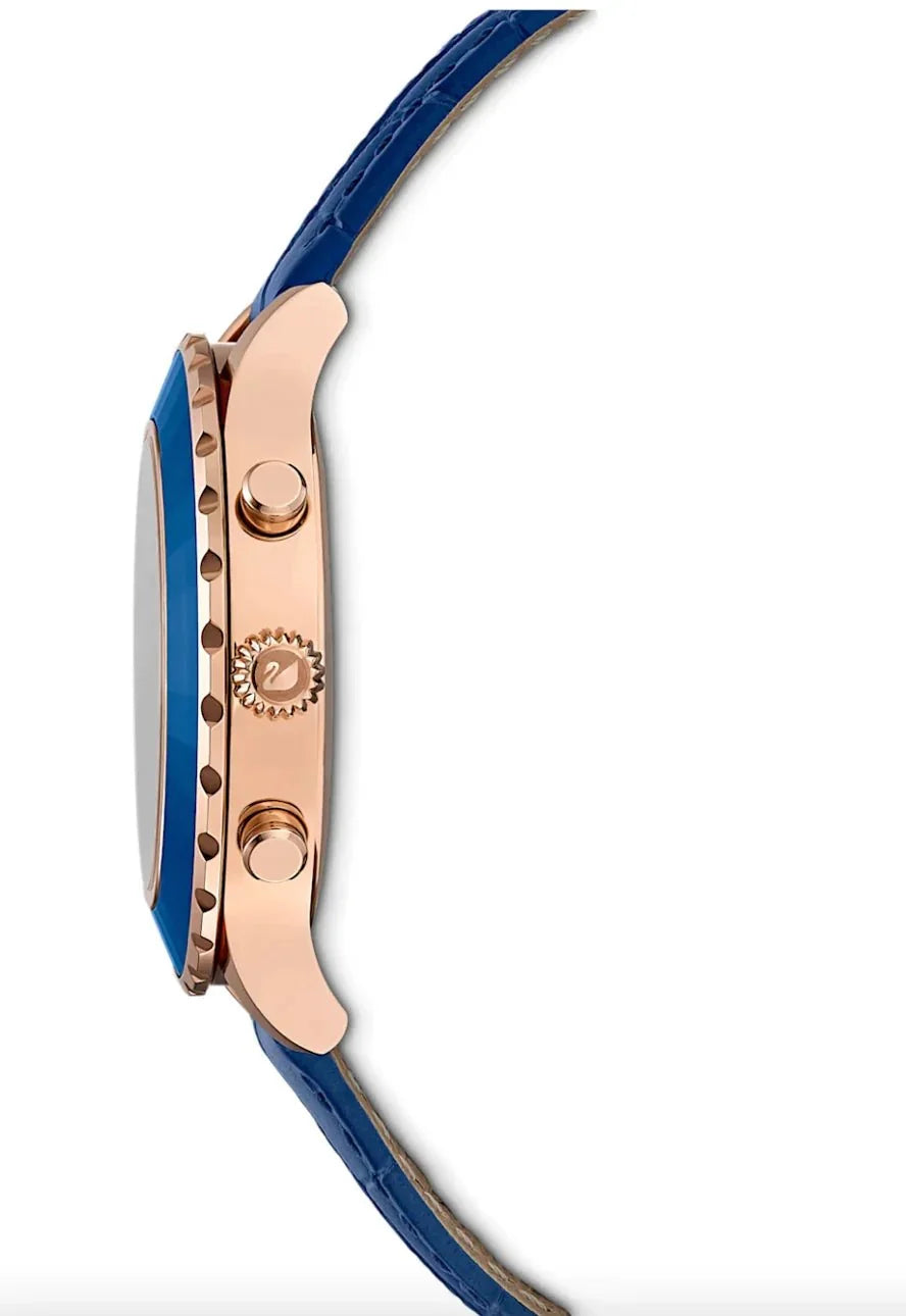 Swarovski Watch Octea Lux Chrono Blue 5563480 -korean beauty