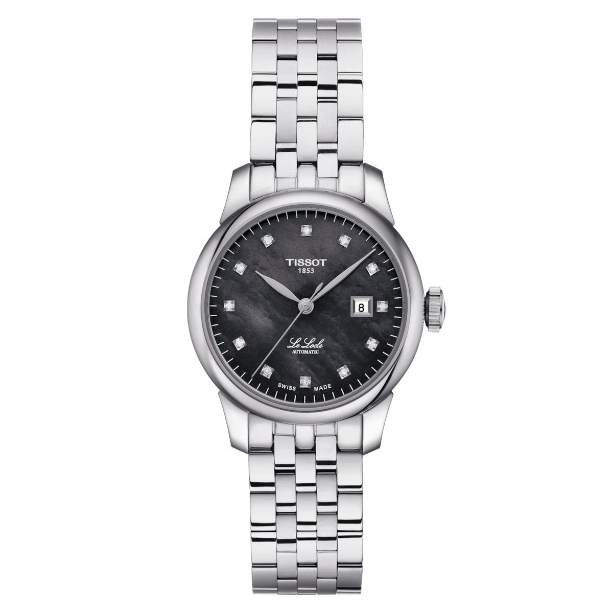 Tissot Ladies Watch Automatic Le Locle 29mm Black T0062071112600 -korean beauty
