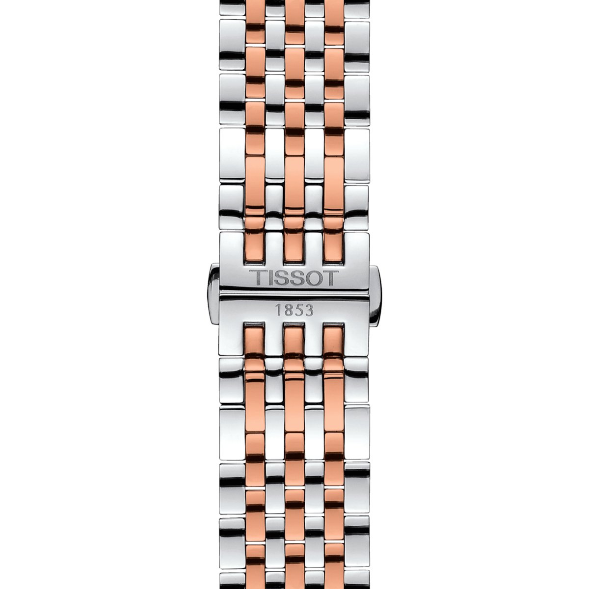 Tissot Mens Watch Tradition Powermatic 80 Open Heart Rose Silver T0639072203801 -korean beauty
