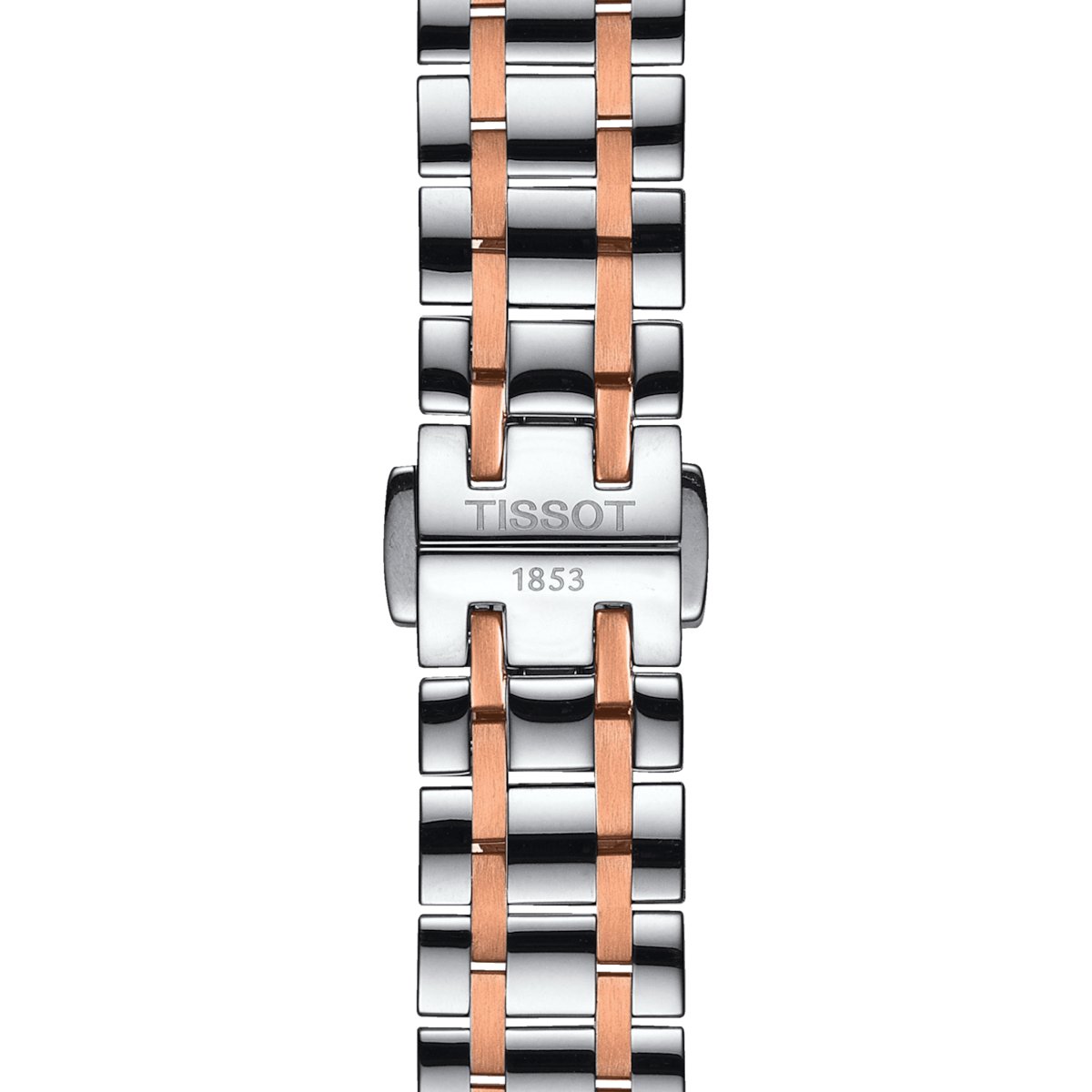 Tissot Ladies Automatic Watch Chemin Des Tourelles Powermatic 80 Two Tone Rose Helvetic Pride T0992072211802 -korean beauty