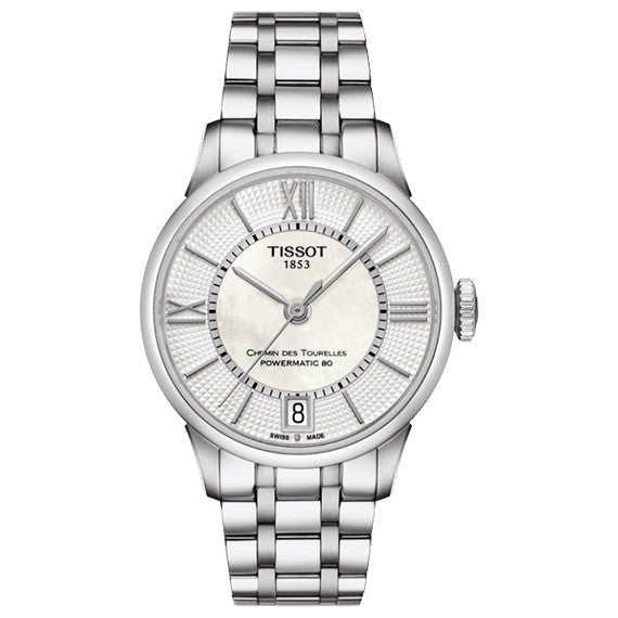 Tissot Ladies Automatic Watch Chemin Des Tourelles Powermatic 80 T0992071111300 -korean beauty